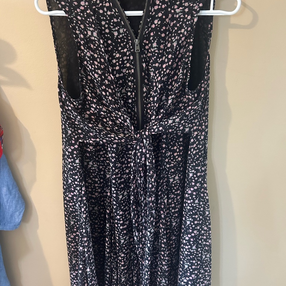 Elegant Black and Pink Women's Dress